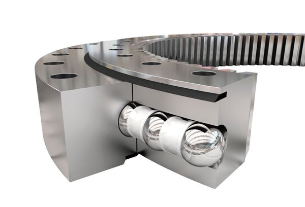 Single-Row Ball Slewing Bearing with Internal Tooth