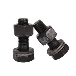 High Tensile Hex Head Bolt DIN933 Metric Thread Carbon Steel Black Coated M6 M8 M10 M12 M14 M16 M18 M20 M22 M24 M27 M30 M33 M36