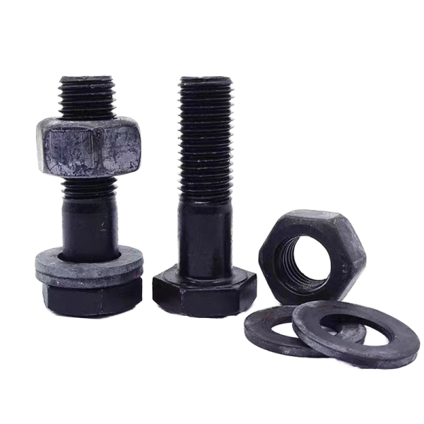 Custom LOGO High Tensile M12 M14 M16 Metric Full Thread Bolt Hex Head Structural Steel Cap Screw Grade 10.9 12.9 DIN933 Standard