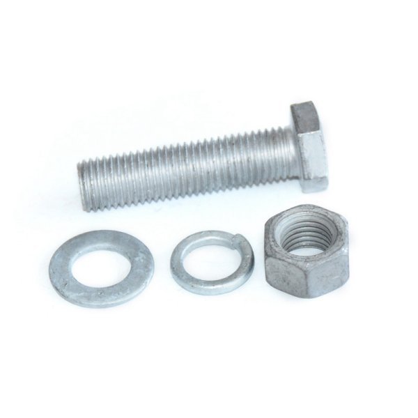 Hexagon Head Bolts Carbon Steel Material Hot-Dipped Galvanized Zinc Plated Class 8.8&10.9&12.9 UNC Thread