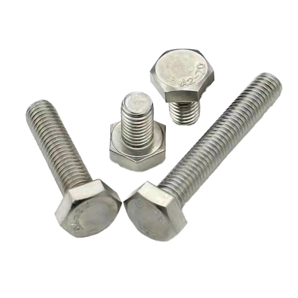 A2-70 Grade 8 Custom Stainless Steel Hexagon Ss 304 Nut and Bolts Hex Bolts and Nuts DIN931/933 for Construction