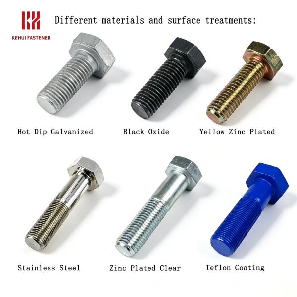 M6 M10 M20 Hex Head Bolts and Nuts Set Stainless Steel ANSI Standard Building Use Custom Sizes