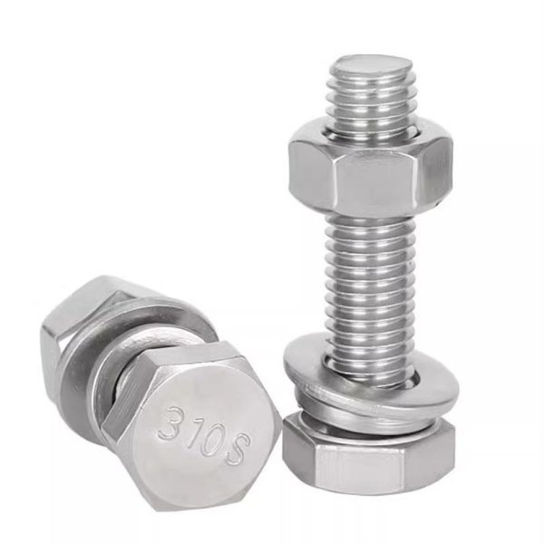 Stainless Steel 304 316 Hex Head Bolts With Nuts and Washers M6 M8 M10 M16 M20 Assorted Lengths for Construction and Machinery