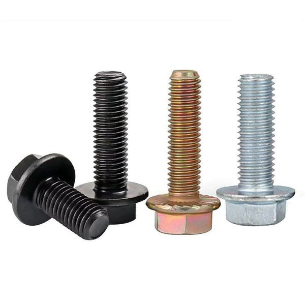 Din6921 RZR Hex Flange Bolts Carbon Steel M6-M20 Zinc Plated Hex Flange Bolt M10x30 Bolts and Nuts Use for Vehicle