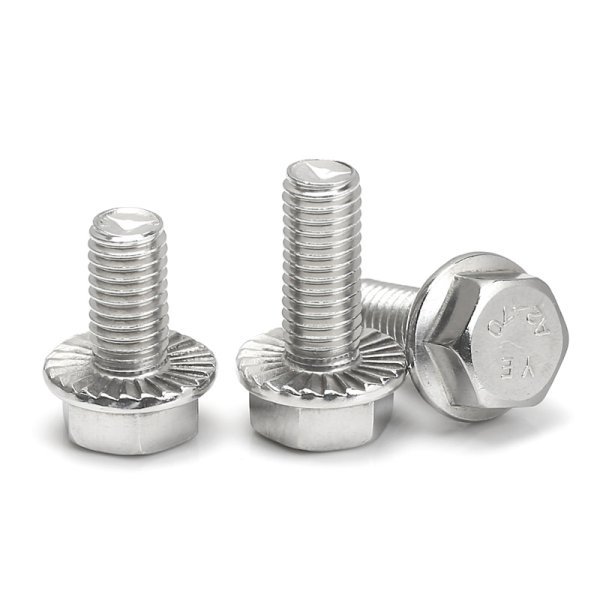 Stainless Steel Zinc Plated DIN Standard Hex Flange Bolts & Nuts Multifunctional Fasteners