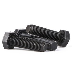 DIN933 Hex Bolts Hex Head Black Hex Screw Bolts and Nuts 8.8 Hex Head Bolt M6 M8 M10 Carbon Steel Hexagon Head Bolt