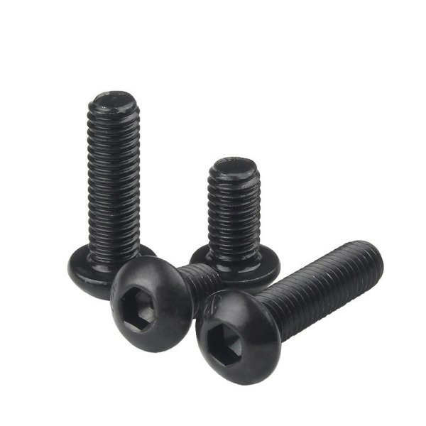 ISO Certified Steel Hex Bolts DIN933 Grades 4.8/8.8/10.9/12.9 7mm Black Oxide Finish Metric Hex Head Bolt