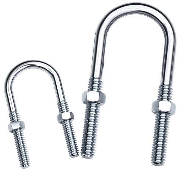Stainless Steel SS304 Head UNC Thread Bolts Class 10 General Industry Accept Fasteners Galvanized U Bolt