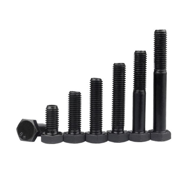 DIN933 Hex Head Bolt and Nut Set Grade 8.8 10.9 Heavy Hexagonal Bolts Assorted Metric Sizes for Industrial Assembly