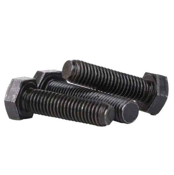M6 M8 M10 M12 M14 M16 M18 M20 Carbon Steel Hex Bolts Grade 4.8 8.8 ANSI ASME DIN SAE Standard with Plain Finish Black Oxidation
