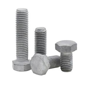 Hot-dip Galvanized DIN933 Hex Head Bolts Grade 8.8 M6-M36 Zinc Finish Steel