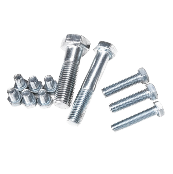 Galvanized Steel Full Threaded Hexagon Bolts Screw Astm M8 M16 Zinc Plated Fasteners and Hex Bolts 5/8" Classe 4.8 8.8 10.9 Bolt