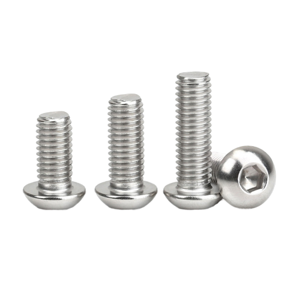 NEW Stainless Steel Screws 316 Button Head Hex Socket Screw Round Pan Allen Bolt M2 M3 M4 M5 M6 M8 M10 M12 Pan Head Allen Bolt
