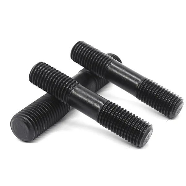 OEM Customizable ASME/ISO Certified Black Oxide Carbon Steel High Strength Double End Stud Bar M18 for Structural Head Bolts
