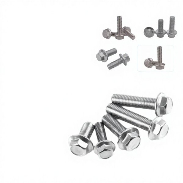 304/316 Stainless Steel astm A307 Bolt M10 M12 M14 M16 M18 M20 M22 M24 M26 M28 M3 M9 Bolt Bright Finish Flange Bolt
