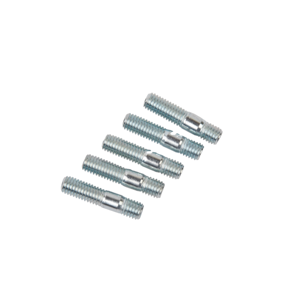 Zinc Plated Carbon Steel Double Ended Stud Bolt with Hex Nut and Flat Washer Fastener Kit M6-M36 DIN938 DIN939 Studs