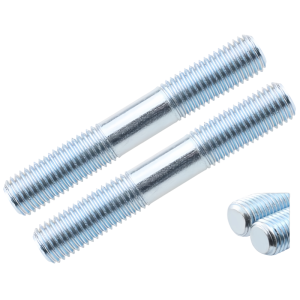 HOT DIN938 Zinc Plated Carbon Steel Double End Stud Galvanized Steel Studs Metric M6 M8 M10 M12 M16 M20 Cylinder Head Studs