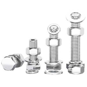 Stainless Steel DIN933 Galvanized+steel+bolts Nuts and Bolts Assortment Kit Bolt and Nut Stainless Steel 304 Bolt