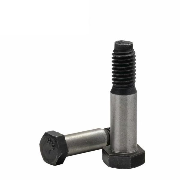 DIN 609 Hexagon Shoulder Bolt Carbon Steel M6-M48 Black Hex Head with Washers and Nuts- DIY Grade