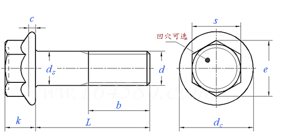 M6 M8 M10 Class 8.8 Plain Finish Steel Hexagon Head Flange Bolt Zinc Plated Hex Head Flange Bolts with Nuts DIN6921 Boulon specifications