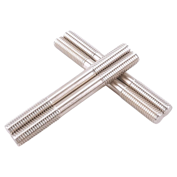 DIN901 M3 M5 M10 High Strength Equal Length Stud Stainless Steel Double Head Threaded End Stud Bolt Hex Plain Threaded Rod