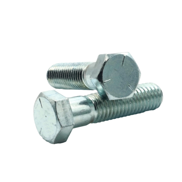 M10 M20 M30 M42 1/2" X3 Threaded Steel Hex Head Bolt with ZINC Finish M20x15x180 mm Hex Bolt Metric Bolt and Nut Assortment