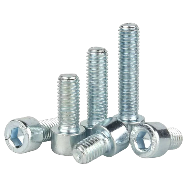 Galvanized Hex Socket Bolt Zinc Plated Allen Bolts DIN 912 Full Thread Socket Bolt Screws Grade 4.8 8.8 Hex Socket Screw