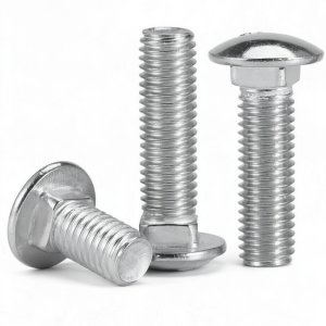 Professional UNC DIN603 Stainless Bolt Carbon Steel Grade 4.8/8.8 Zinc Plating Carriage Head Bolt Metric Bolts