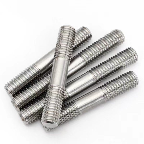 Direct Selling A2/A4 Stainless Steel Double End Stud Bolt SS304 SS316 Threaded Rod Stud Bolt for Pipeline Flange Industry