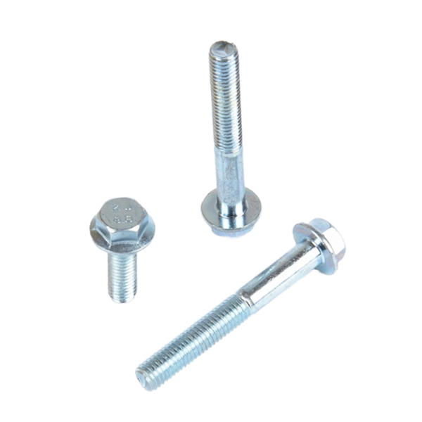 DIN6921 Flange Head Bolt Plain Finish Zinc Plated Hex Flange Bolt Water tank M20 X 1.5 X 80 Bolt Class 8 Serrated Flange Bolt