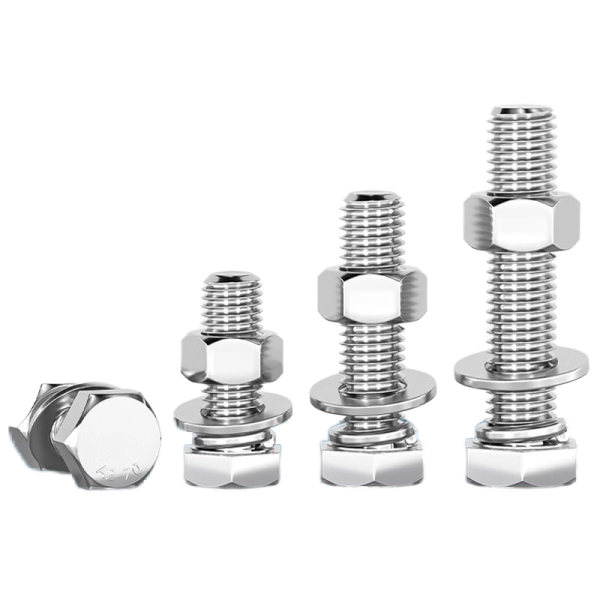 Pernos De Acero Inoxidable M10 Bolt and Nut Set F593c Hex Bolt Stainless Steel Bolts and Nuts DIN931/933 A2-70 A2-80 Steel