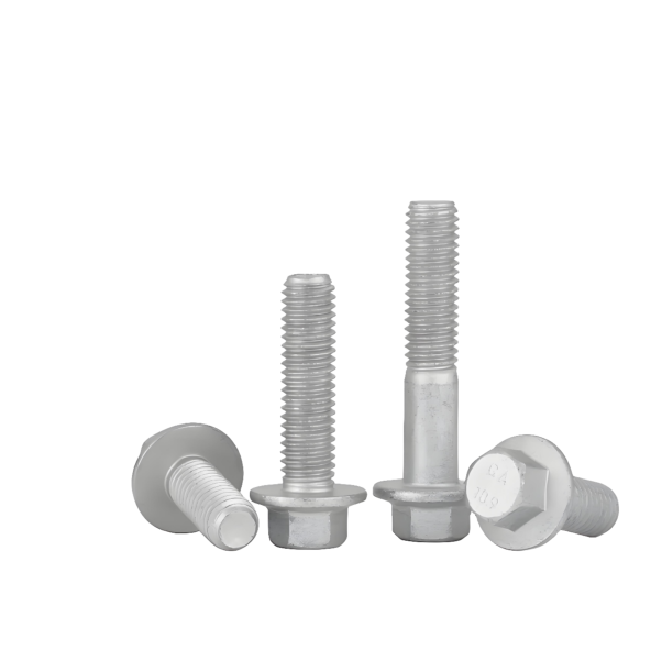 M8 M10 M12 M16 M18 M20 Gr10.9 Carbon Steel Flange Bolt DIN6921 HDG Coating Hex Flange Bolt Hot Dip Galvanized with Nut M14 Bolt