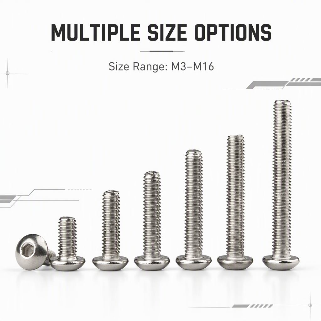 M2-M10 Zinc Plated 304 Stainless Steel Round Head Crosses Pan Combination Screw Bolt DIN GB Standard specifications