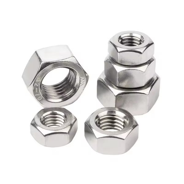 Black Oxide Hexagon Nut Metric Class 4.8 8.8 External Hex Right Hand Fully Threaded Fastener Heavy Industry