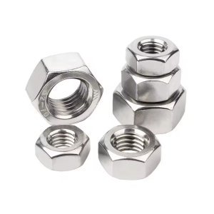 Black Oxide Hexagon Nut Metric Class 4.8 8.8 External Hex Right Hand Fully Threaded Fastener Heavy Industry