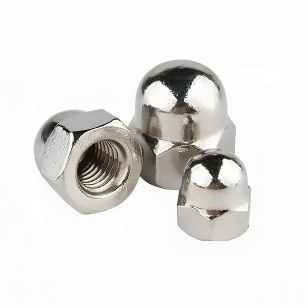Professional Stainless Steel Bulk Orders 3/8 Cap Nuts DIN1587 Round Hexagon Cap Head Acorn for Construction