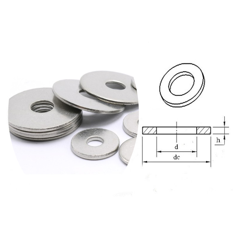Galvanized M8 Din125 Oil Stainless Steel Flat Washers Din9021 Din 6340 Din 6340 Zinc Plated Split Style Thin Washer specifications