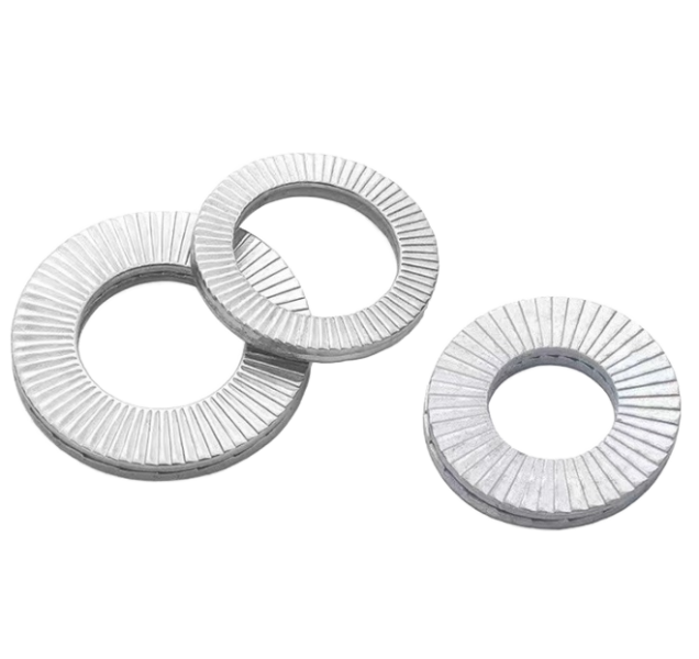 Self-Locking Double-Layer Folding Galvanized Stainless Steel DIN/GB Industrial Vehicle Disc Spring Washer Plain